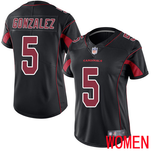 Arizona Cardinals Limited Black Women Zane Gonzalez Jersey NFL Football #5 Rush Vapor Untouchable->youth nfl jersey->Youth Jersey